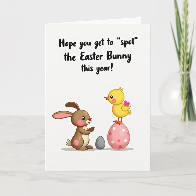 Polka Dot Egg Friends Card (Front)