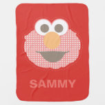 Polka Dot Elmo | Add Your Name Baby Blanket