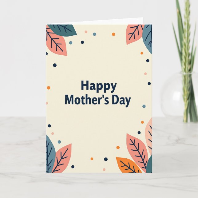 Polka Dot Family Day Card (Front)