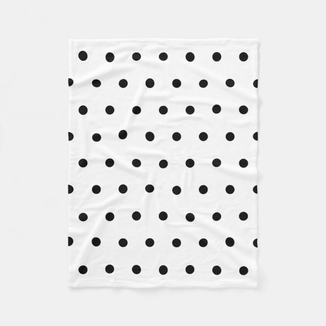 Polka Dot Fleece Blanket (Front)