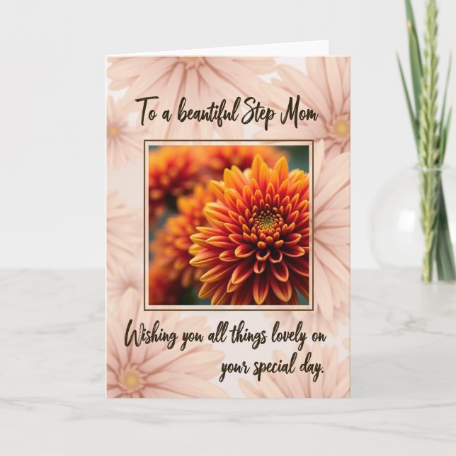 Polka Dot Floral Admiration Card (Front)