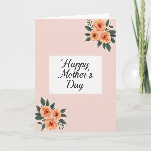 Polka Dot Floral Appreciation Card (Front)