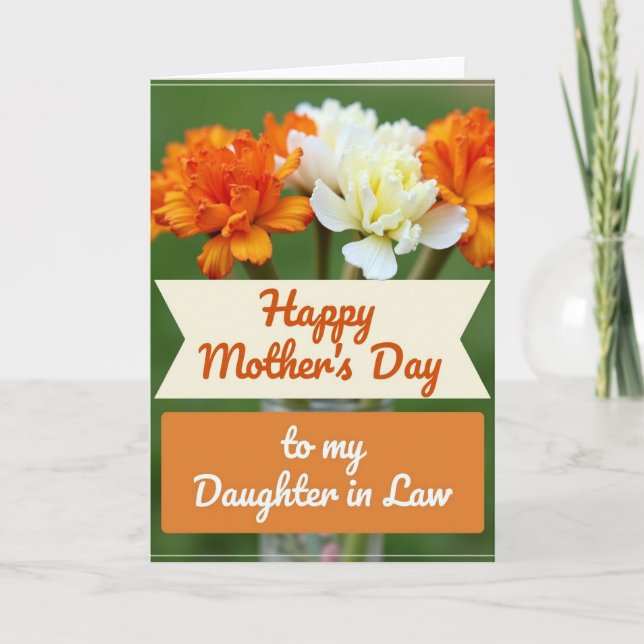 Polka Dot Floral Joy Card (Front)