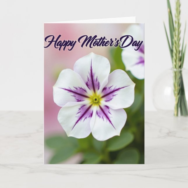 Polka Dot Floral Thank You Card (Front)