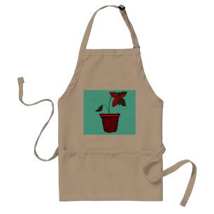 Polka Dot Flower - Apron