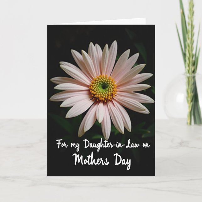 Polka Dot Flower Blossom Card (Front)