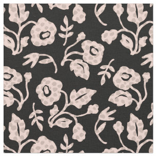 Polka Dot Flower Fabric