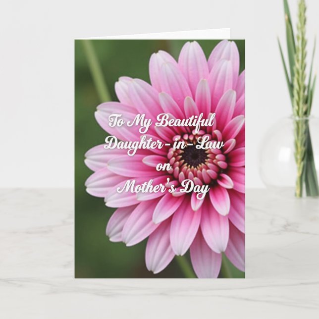 Polka Dot Flower Happy Day Card (Front)