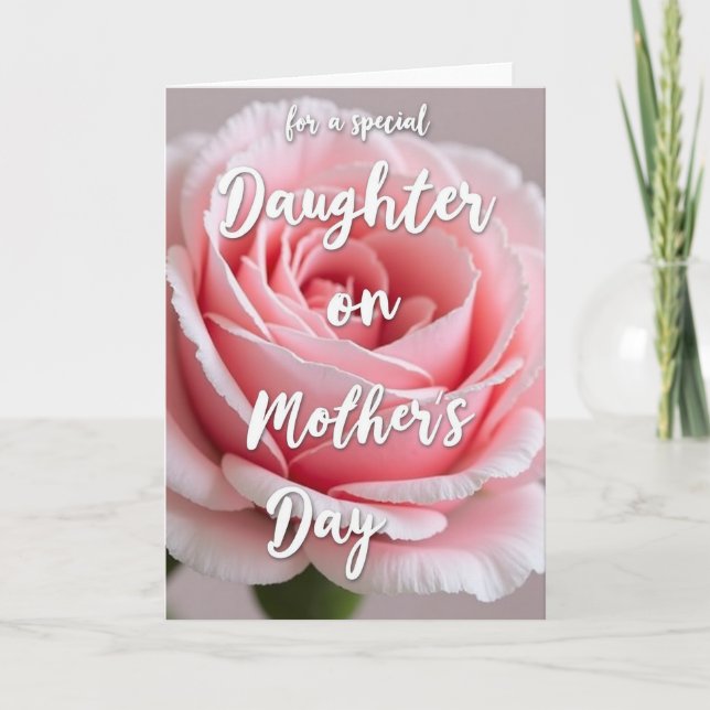 Polka Dot Flower Petal Card (Front)