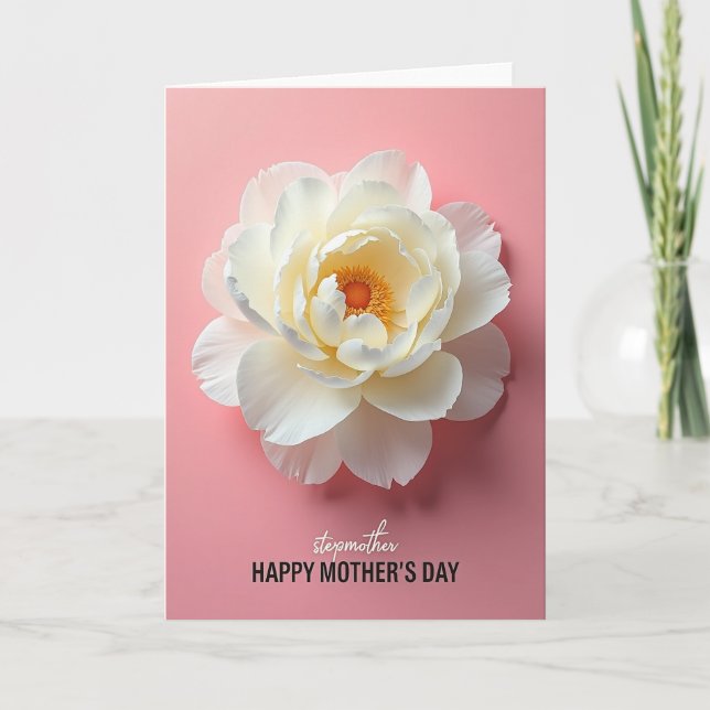 Polka Dot Flower Stepmother Card (Front)