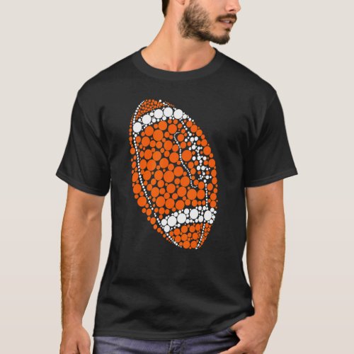 Polka Dot Football  Player International Dot Day T_Shirt