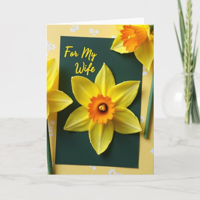 Polka Dot For My Wife Card (Front)