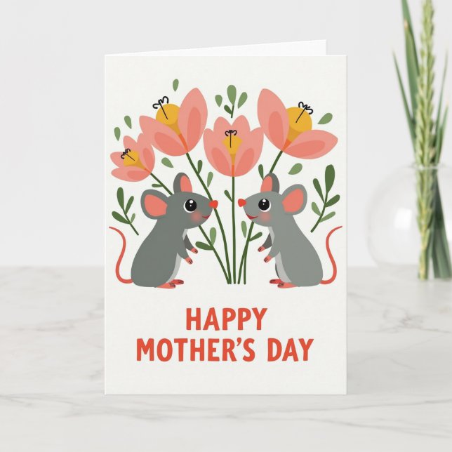 Polka Dot Friends Happy Card (Front)