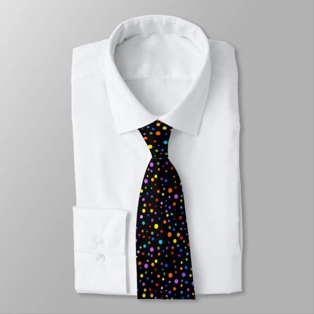 Polka Dot Fun Tie (Tied)