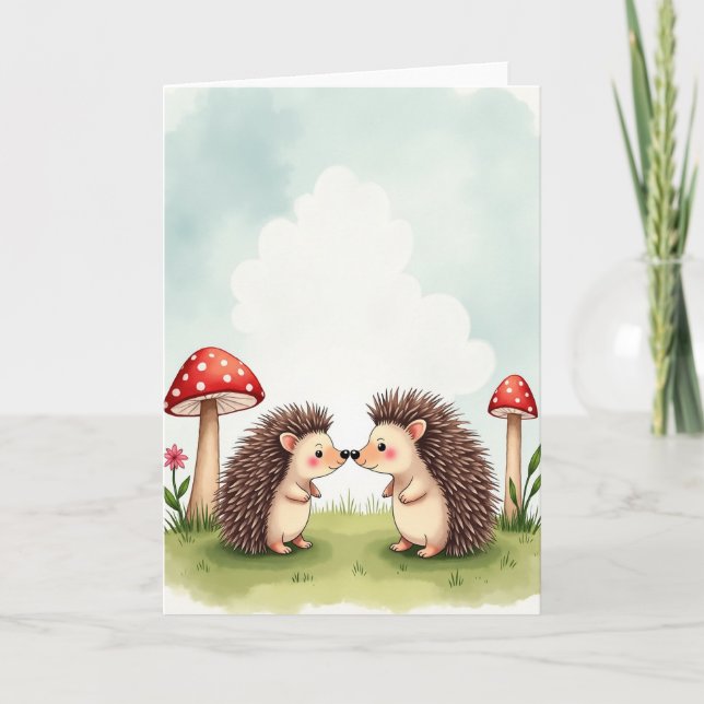 Polka Dot Fungi Friends Card (Front)
