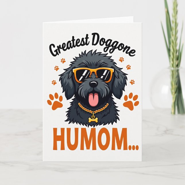 Polka Dot Greatest Humom Card (Front)