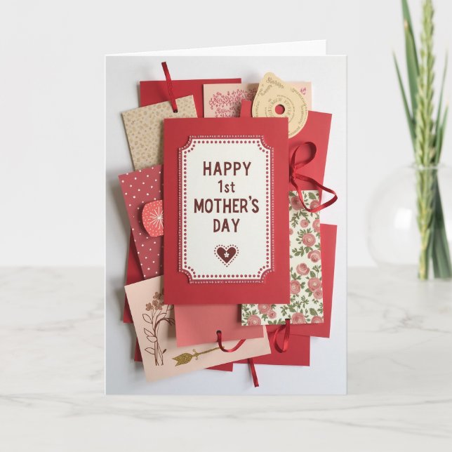 Polka Dot Greeting Card (Front)