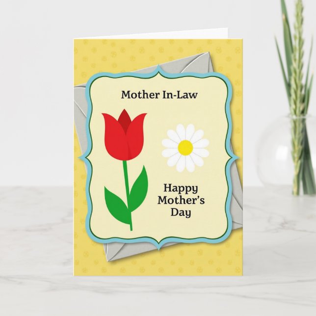 Polka Dot Greetings Card (Front)