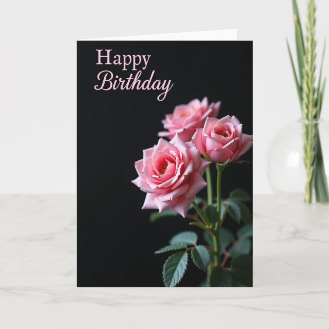 Polka Dot Happy Birthday Card (Front)