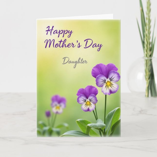 Polka Dot Happy Day Greeting Card (Front)