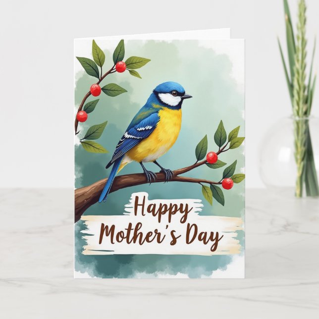 Polka Dot Happy Mothers Day Card (Front)