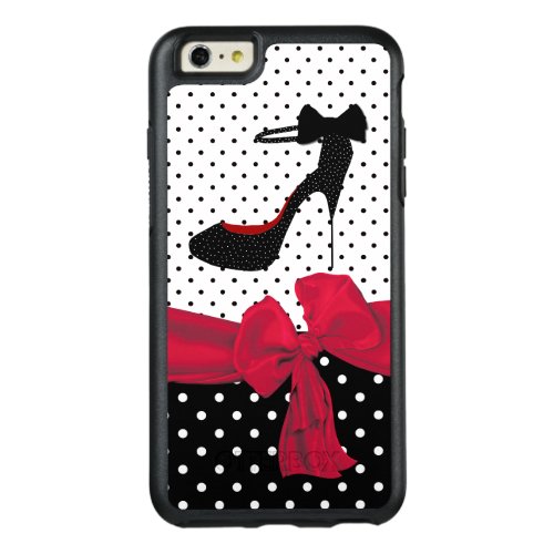 Polka Dot High Heels Otterbox iPhone 6 Plus Case