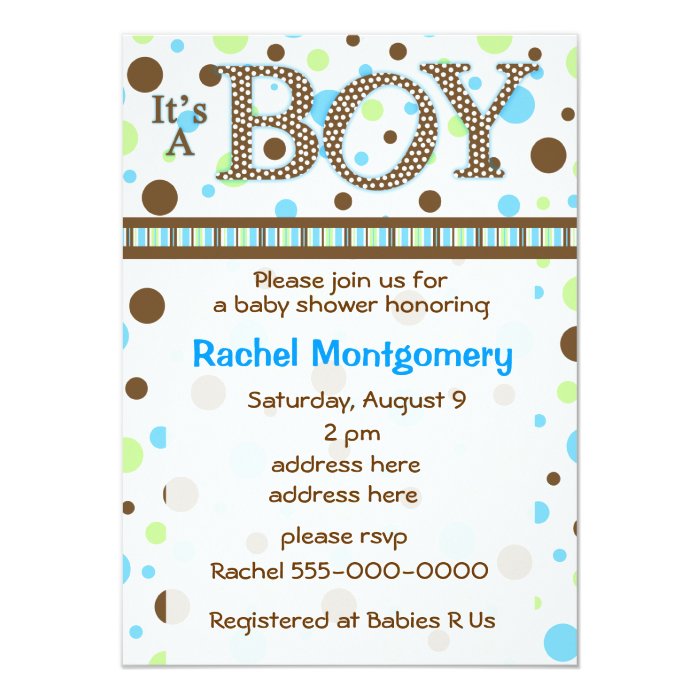 Zazzle Baby Shower Invitations Boy 4