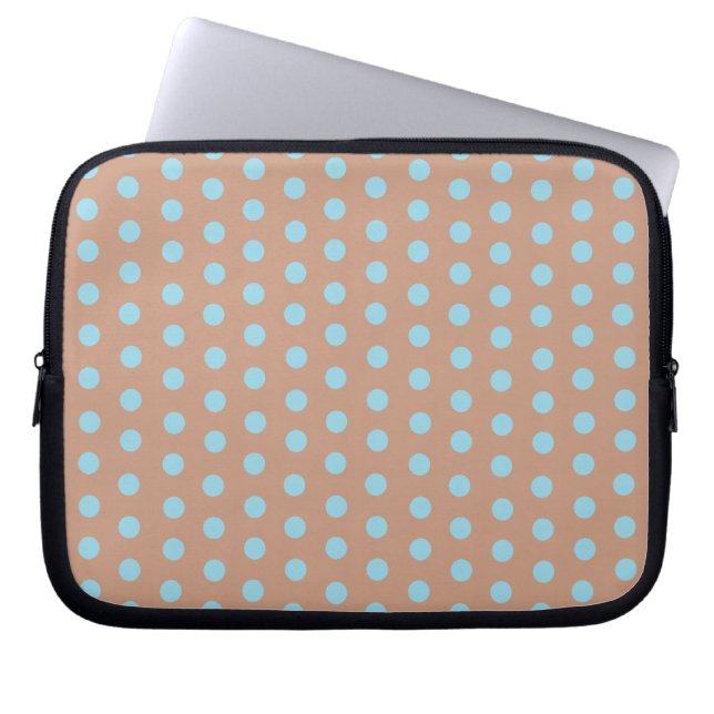 Polka Dot Laptop Sleeve (Front)