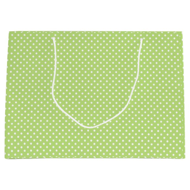 Polka dot large gift bag (Front)