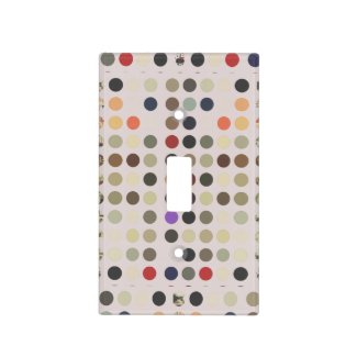 Polka Dot Light switches cover plates