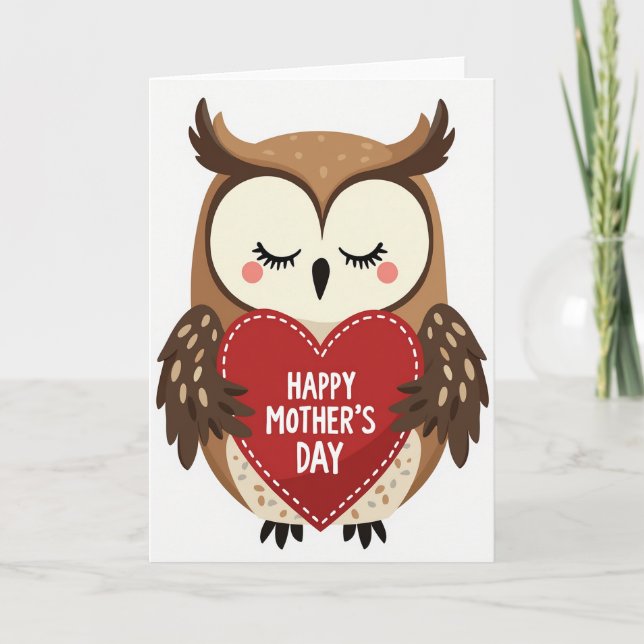 Polka Dot Love Bird Card (Front)