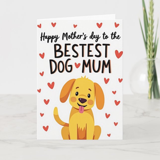 Polka Dot Love You Card (Front)