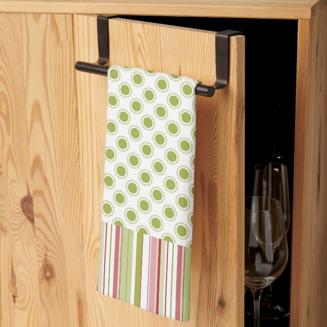Polka Dot Microfiber Kitchen Towel (Thirds Fold)