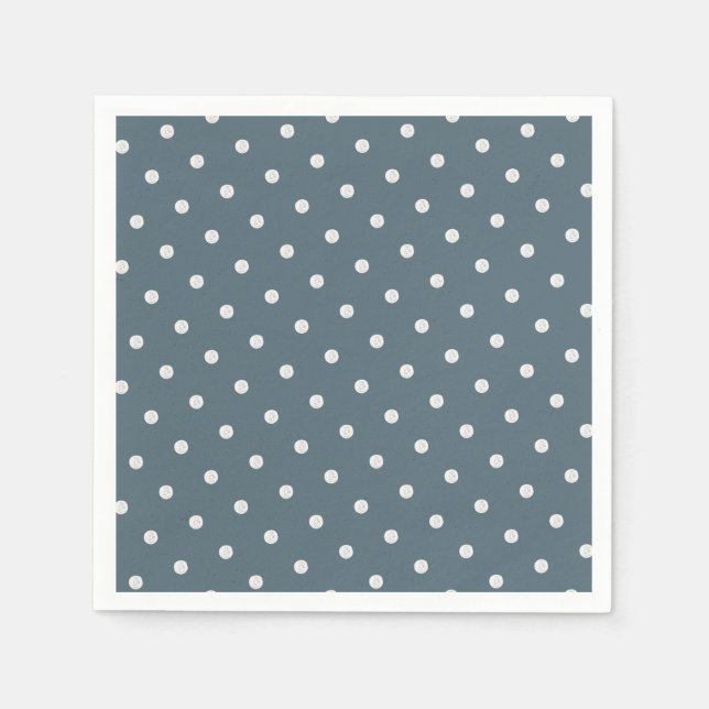 Polka dot modern graphic napkins (Front)