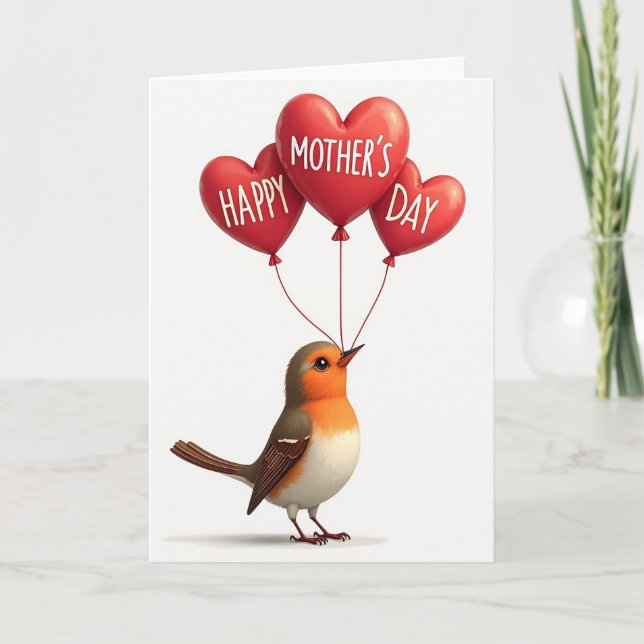 Polka Dot Mom Congrats Card (Front)