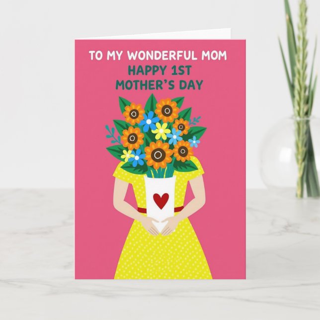 Polka Dot Mom Happy Day Card (Front)