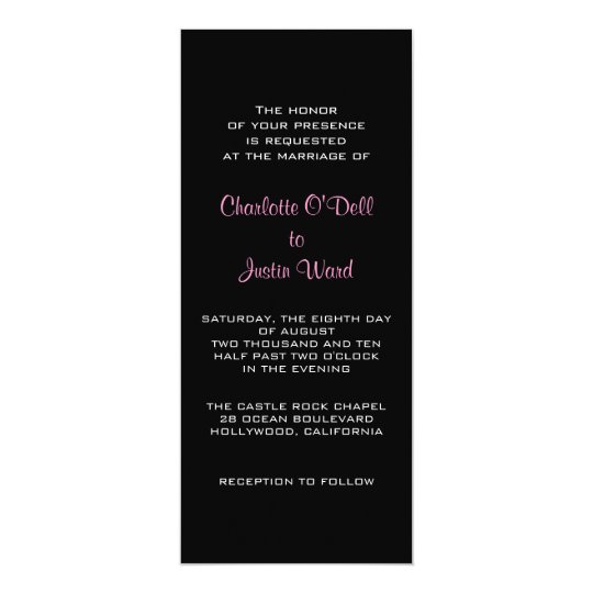 polka dot monogram wedding card