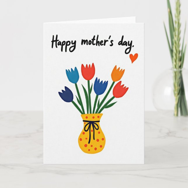 Polka Dot Mother Card (Front)