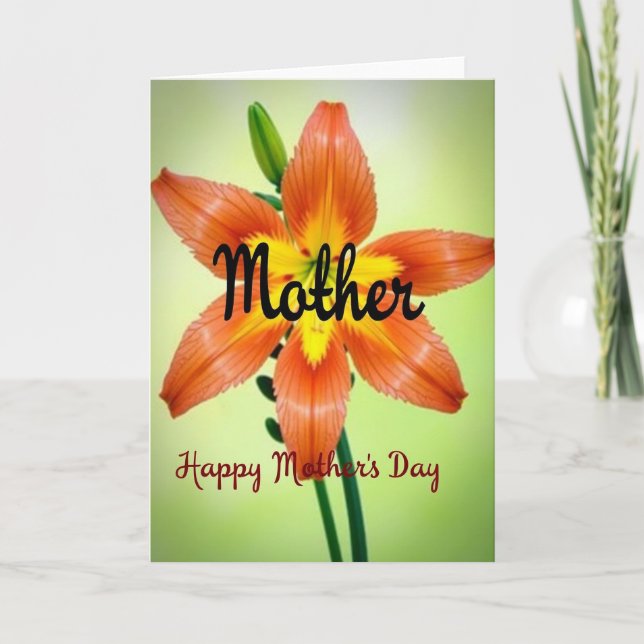 Polka Dot Mother Happy Day Card (Front)