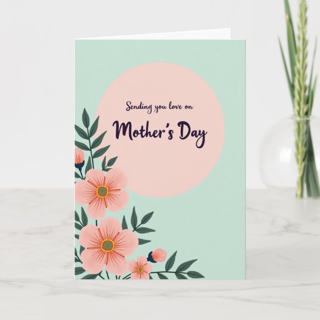 Polka Dot Mothers Day Love Card (Front)