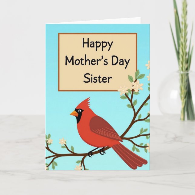 Polka Dot Mothers Day Sister Card (Front)