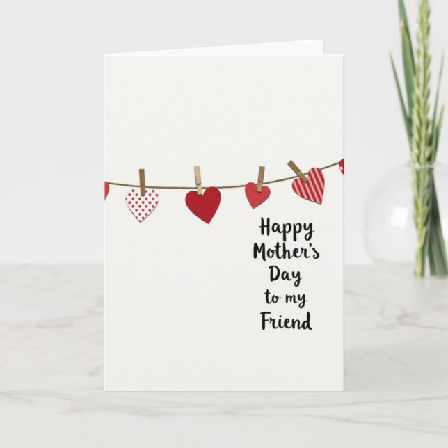 Polka Dot Mothers Day Wish Card (Front)