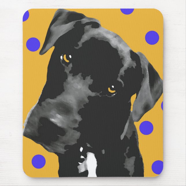 Polka Dot Mouse Pad (Front)