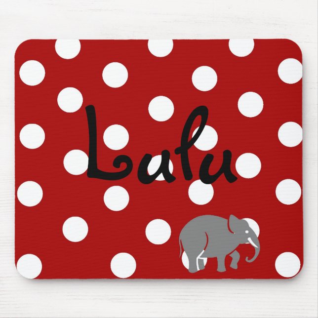 Polka Dot Mousepad (Front)