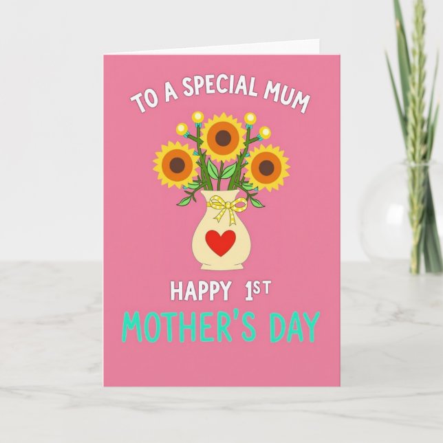 Polka Dot Mum Mothers Day Card (Front)