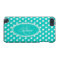 Polka dot named teal aqua 
