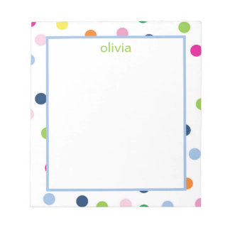 Polka Dot Notepad