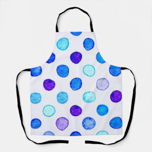 Polka dot pattern apron