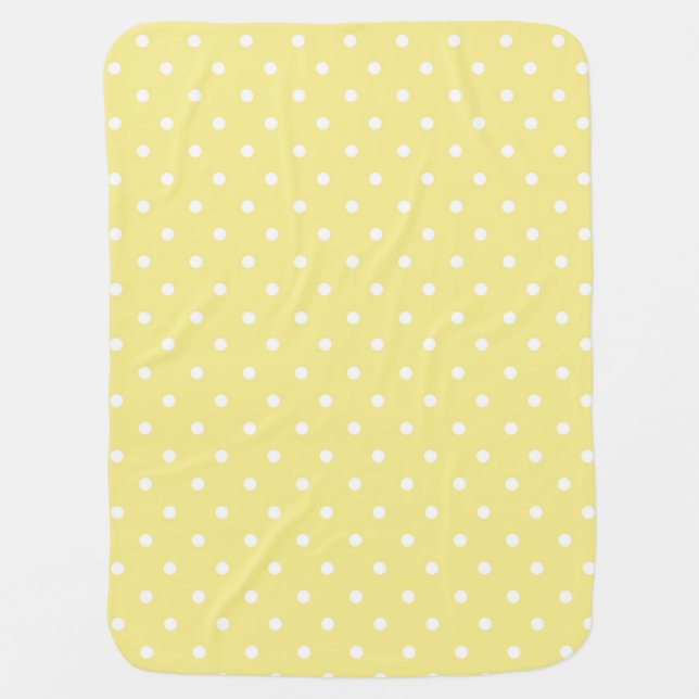 Polka dot pattern baby blanket (Front)