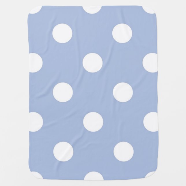 Polka dot pattern baby blanket (Front)